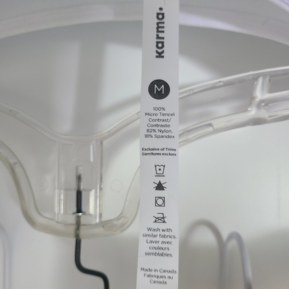 KARMA White Malala Short Sleeve Crew Neck T Shirt Size Medium NWT - Picture 10 of 11